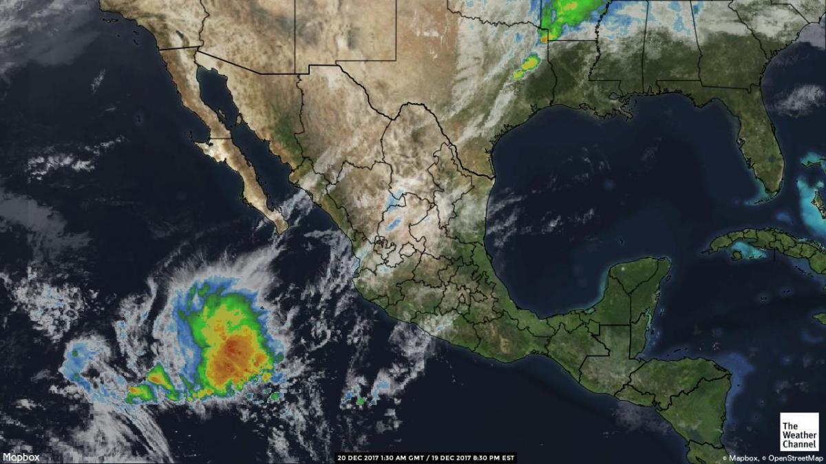 hali ya hewa ya rada ramani Mexico