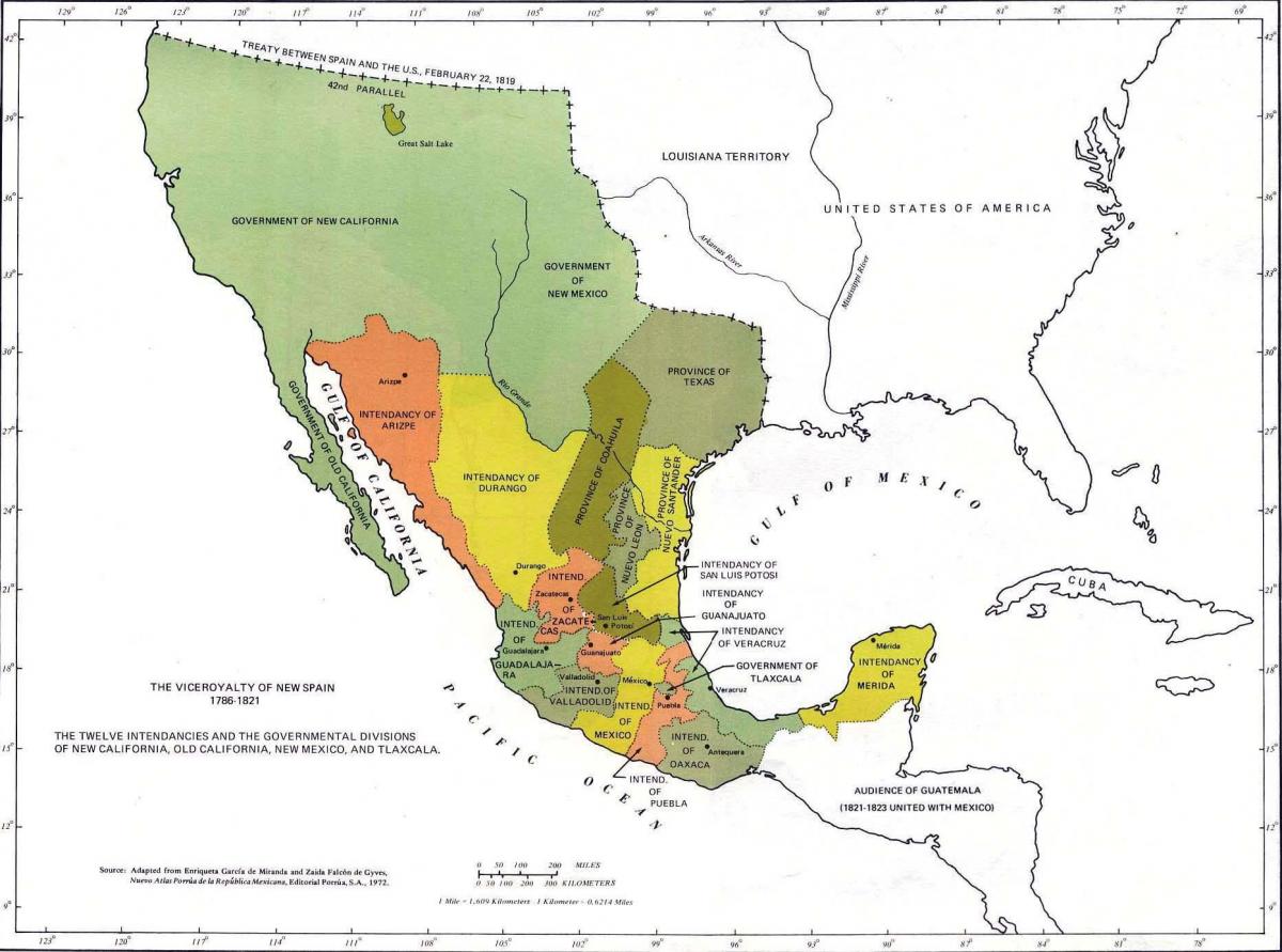 Mexico ramani historia