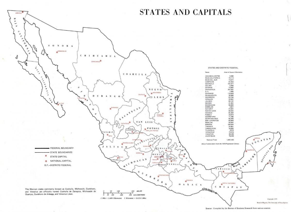 kinachoitwa ramani ya Mexico
