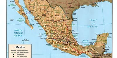 Mexico awali ya ramani