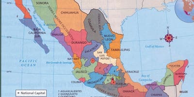Azteki ramani ya Mexico