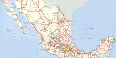 Ramani ya Mexico kuendesha gari