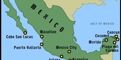 Ramani ya mexican resorts