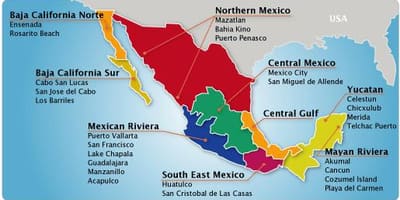 Ramani ya mexican riviera