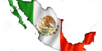Ramani ya Mexico bendera
