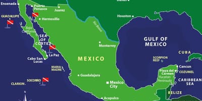 Ramani ya Mexico islands