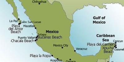 East coast Mexico ramani