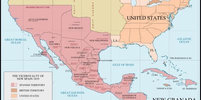 Mexico 1821 ramani