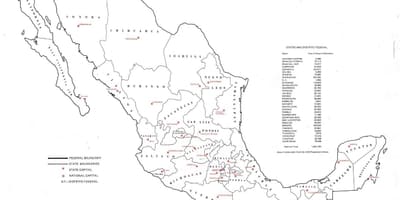 Kinachoitwa ramani ya Mexico