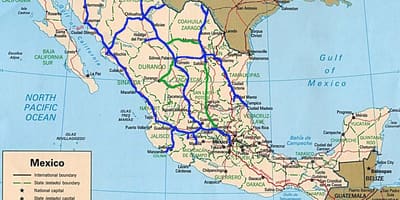 Mexico treni ramani