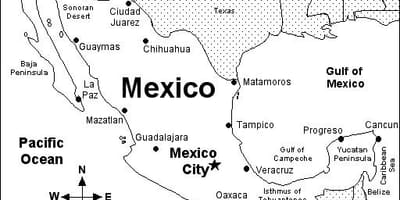 Ramani ya Mexico shule