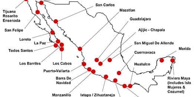 Ramani ya Mexico unafuu