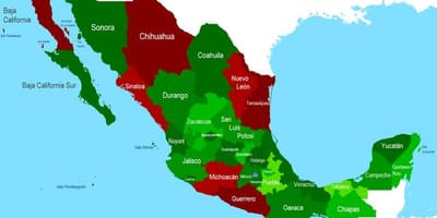 Ramani ya Mexico usalama