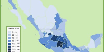 Wiani idadi ya watu ramani Mexico