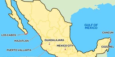 Rahisi ramani ya Mexico