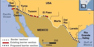 Ramani ya mexican mpaka