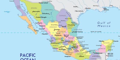 Picha ya Mexico ramani