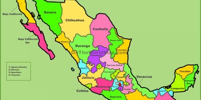 Serikali ramani Mexico