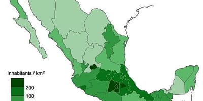 Wiani idadi ya watu ramani ya Mexico